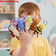 VORTEX Insect Series Puppets, Cartoon Storytelling Animal Finger Puppets, Tell Story Educational Rol