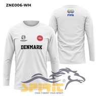 DENMARK NATIONAL TEAM SHIRT European CUP UEFA 2024 DENMARK FOOTBALL SHIRT European CUP UEFA 2024 LON