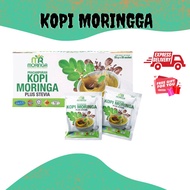 Kopi Moringa Oleifera Plus Stevia | Kopi Sihat | Kopi tanpa gula Pasir Putih | Pemanis Gula Semulajadi