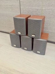 99%新 ONKYO 日本 安橋 5隻 (Model: D-L1) 實木 密封式 衛星 喇叭 揚聲器 合納米樓用 5 mini-size 1-way 1-driver hard wood enclos