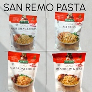 PASTA MACARONI CHEESE,MUSHROOM HERBS,SOUR CREAM &CHIVES,ALFREDO PASTA BY SAN REMO