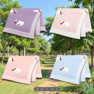 Baby Blanket Cotton Cute White Bear Newborn Knit Sleeping Blankets for Stroller Bed Sofa Infant Boy 