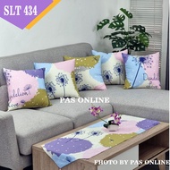 TABLECLOTH + SOFA CUSHION COVER PACKAGE 45X45 (1 TABLECLOTH + 5 COVERS) - SLT45 Sofa Cushion Cover C