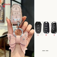 For Citroen Versailles C5X c4l Sega Elysee C6 Tanyi C5 c3xr Keyless Key Case Cover TPU Keychain Acce