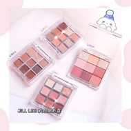Palet Eyeshadow 9 Warna JILL LEEN 9 colors eye shadow palette 九色眼影盘😍
