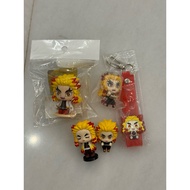 GANTUNGAN Demon Slayer Rengoku Kimetsu no Yaiba Original Japan Gasha Gashapon Gacha Gachapon Keychai