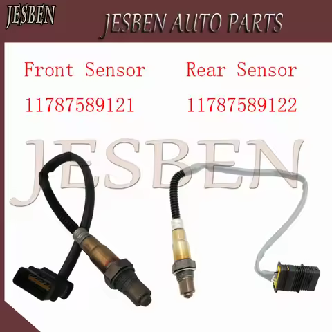 2pcs 11787589121 11787589122 Front Rear Lambda Probe O2 Oxygen Sensor For BMW 1 2 3 4 5 x1 x3 x4 x5 