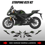 Yamaha Yzf R25 V2 Trick Star Motif Striping Sticker R25 V2 Decal Sticker / Stock Decals Yzf R25 New
