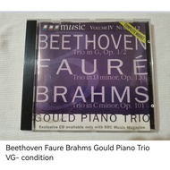 Beethoven Faure Brahms Gould Piano Trio CD (unsealed)