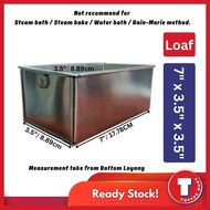 [PANJANG LOAF]Aluminium Bread Loaf Mould LOYANG ROTI TAWAR 7x3x3 8x3x3 Handmade baking pan Cake Moul