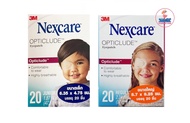 3M NEXCARE Opticlude Eye Patch เน็กซ์แคร์ อ๊อฟติคลูด พลาสเตอร์ปิดตา (ขนาดเล็ก/ขนาดใหญ่) 1กล่อง/20ชิ้