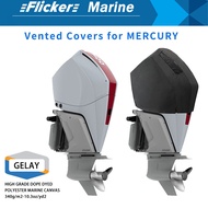 MERCURY Outboard Motor Cover-Durable Polyester- Secure Fit-Custom Fit-Vented
