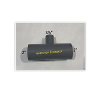 Pvc Tee 2" x 3/4"/ Tee Reducer/ pvc sok Tee 2"x3/4" AW RUCIKA