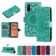 For Vivo V21e 5G Y21 Y20 2021 Y21S Y33s Y20s Y20A Y20i Y20G Y12a Y11s Y12s Casing PU Leather Wallet 