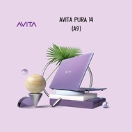 Avita Pura 14-A9 (GRY/RD/PPL) 14" FHD LAPTOP ( AMD A9 )