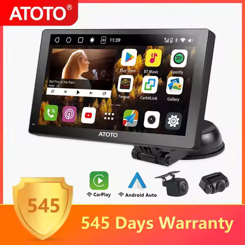 ATOTO Universal 9" inch Android Car Radio Automotive Multimedia Player Bluetooth GPS Android Auto Ca
