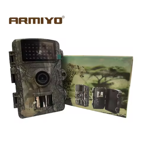 Armiyo 16MP 1080P Wildlife Scouting Hunting Camera with 12M Night Vision Motion Sensor Waterproof Tr