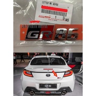 ORIGINAL TOYOTA 86 GR86 ZN8 2022 - 2024 REAR BONNET GR86 EMBLEM LOGO