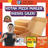 TBF Pizza Box Extra Thick B-Flute T150🔥 Mailer Box Kotak Karton Keras Premium | Heavy Duty Packaging