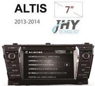  "永成汽車生活館"【JHY】TOYOTA ALTIS 11代 13-15 7吋 主機 DVD/藍芽/導航/方控