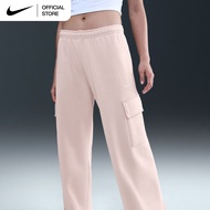 Nike Womens Sportswear Phoenix Fleece Cargo Sweatpants - Silt Red [IM7489-667]