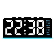 Innovation LED Large Character Digital Clock Atmosphere Light Date Table Clock Multifunctional Digit