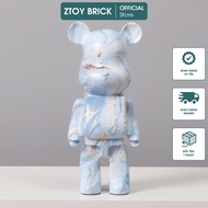 [28cm] Bearbrick Mini Decor Bear Statue Model - Artistic Color Version - Size 28cm (400%) - Model 17
