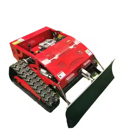 remote control lawn mower orchard reclamation weeding grass crushing diesel hillside hill remote con
