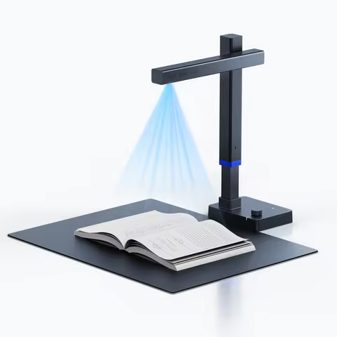 CZUR Shine Ultra Portable 13MP Book Scanner Flatten Curve Technology Capture Max A3 Document Fast Sc
