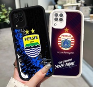 Black and White soft silicone Casing for Samsung Galaxy A55 A04s A05S A13 A26 5G A17 Z-70 Persib Per