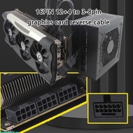 dreamedge14 3x8Pin GPU Power Adapter 16Pin 12+4 Connectors Cable For Enhances Computer
