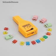 [felicedollhouse] Auto Fuse Detection Tester 24V DC 1Pcs LED Indicator Non Slip Grip Handheld Tool f