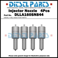 4Pcs Nozel Penyuntik Bahan Api Diesel DLLA160SN844 NP-DLLA160SN844 untuk MITSUBISHI Aero Queen Super