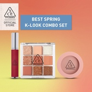 3CE Hue Are You - Spring Bundle 3 (Hazy Lip Clay Lipstick +  Multi Eye Color Palette + Face Blush)