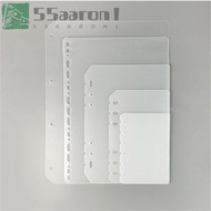 AARON1 Notebook Divider A5 A6 A7 B5 A4 Agenda Universal Matte Notebook Accessories 2Pcs Planner Sepa
