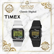 [TIMEX] Classic Digital Timex Unisex Watch - Silver & Black Limited Edition, Imported
