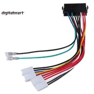 1Pcs 20Pin ATX to 2Port 6Pin AT Converter Power Cable Cord for 286 386 486 Computer