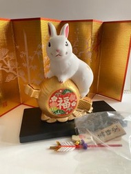 藥師窯 日式陶瓷兔子擺設 (日本製) (Home Decoration, Rabbit, made in japan)