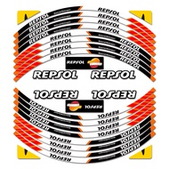 Suitable for Honda CBF600/1000 CBR125R/150R CBR250RR Reflective Rim Sticker Rim Sticker