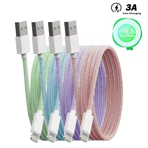 USB Cable For iPhone 14 13 12 11 Pro Max Xs 8 Plus iPad Macbook Wire 3A Fast Charging Type C To Ligh