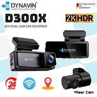 Dynavin D300X 2CH Dual Cam Car Recorder 2K HDR / Built-in Wifi & GPS / Parking Mode