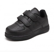 Children's Shoes Student Nike Shoes Black Air Cushion Boys Girls Sneakers / kasut hitam sekolah buda