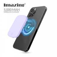 iMazing - 5000mah E33A (紫色 ) MagSafe 磁吸無線充電行動電源｜外置電池｜移動電源｜尿袋｜充電寶