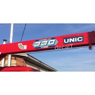 Unic Crane Truck Sticker 300, 340, 360, 500, A340, A370, V290, V370, V500