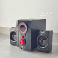 IKONIC Speaker bluetooth Salon Aktif Multi Media 2 in 1 Speaker SR 878 F