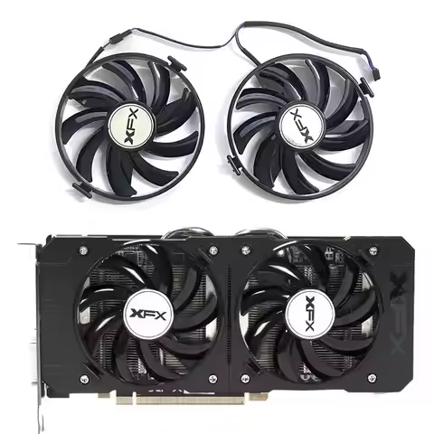 XFX FDC10U12S9-C FY09010H12LPB R9 370 GPU fan, suitable for XFX R9 380 370 R7 350 360 370, RX 460 56