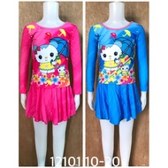 !!Long Sleeve Swim Skirt 2 Piece Suit Long Shirt TBL Model 12101