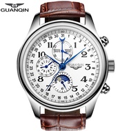 Automatic Sapphire Mechanical Men Watch Waterproof Calendar Leather Wristwatch Automatic Watch  Spo