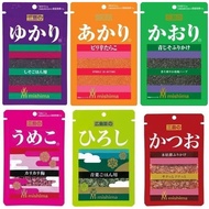 Mishima Foods Yukari 6 Brothers Furikake Set Yukari Akari Kaori Umeko Hiroshi Katsuo Direct from Jap