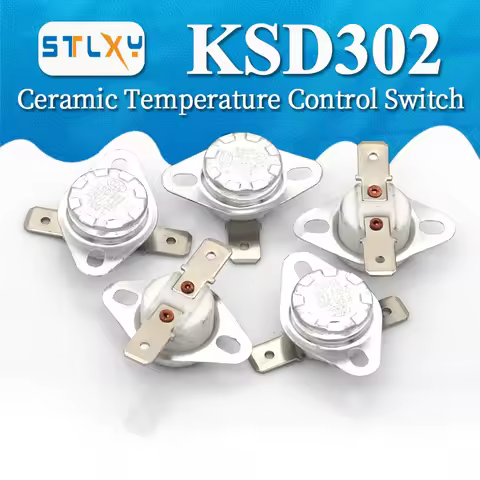 Normally open KSD302 16A 250V 40-180 Degree Ceramic KSD301 Normally Closed Temperature Switch Thermo